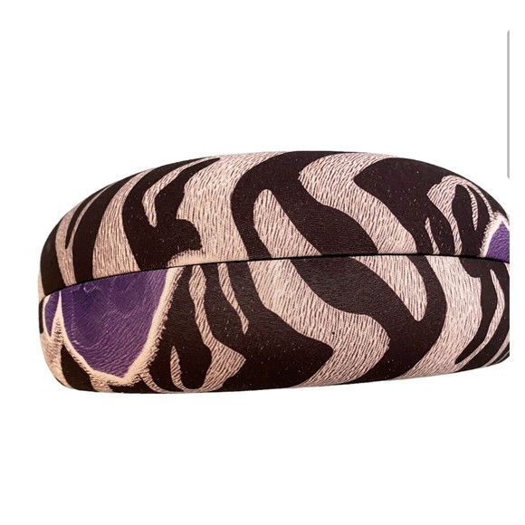 California Accessories Sunglass hard shell Case-purple and black NWT - Picture 1 of 8